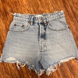 ZARA Jean Shorts